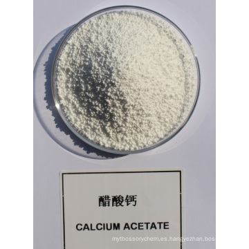 Grado alimentario de monohidrato de acetato de calcio en polvo